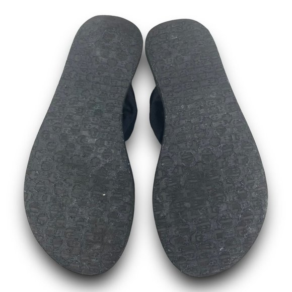 Sanuk Yoga Sling 2 Comfort Thong Sandals SWS10001 Slip On Triple Black Women 7 - Picture 8 of 9